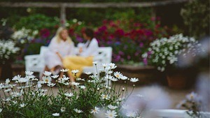 Kvinnor i Sofieros park