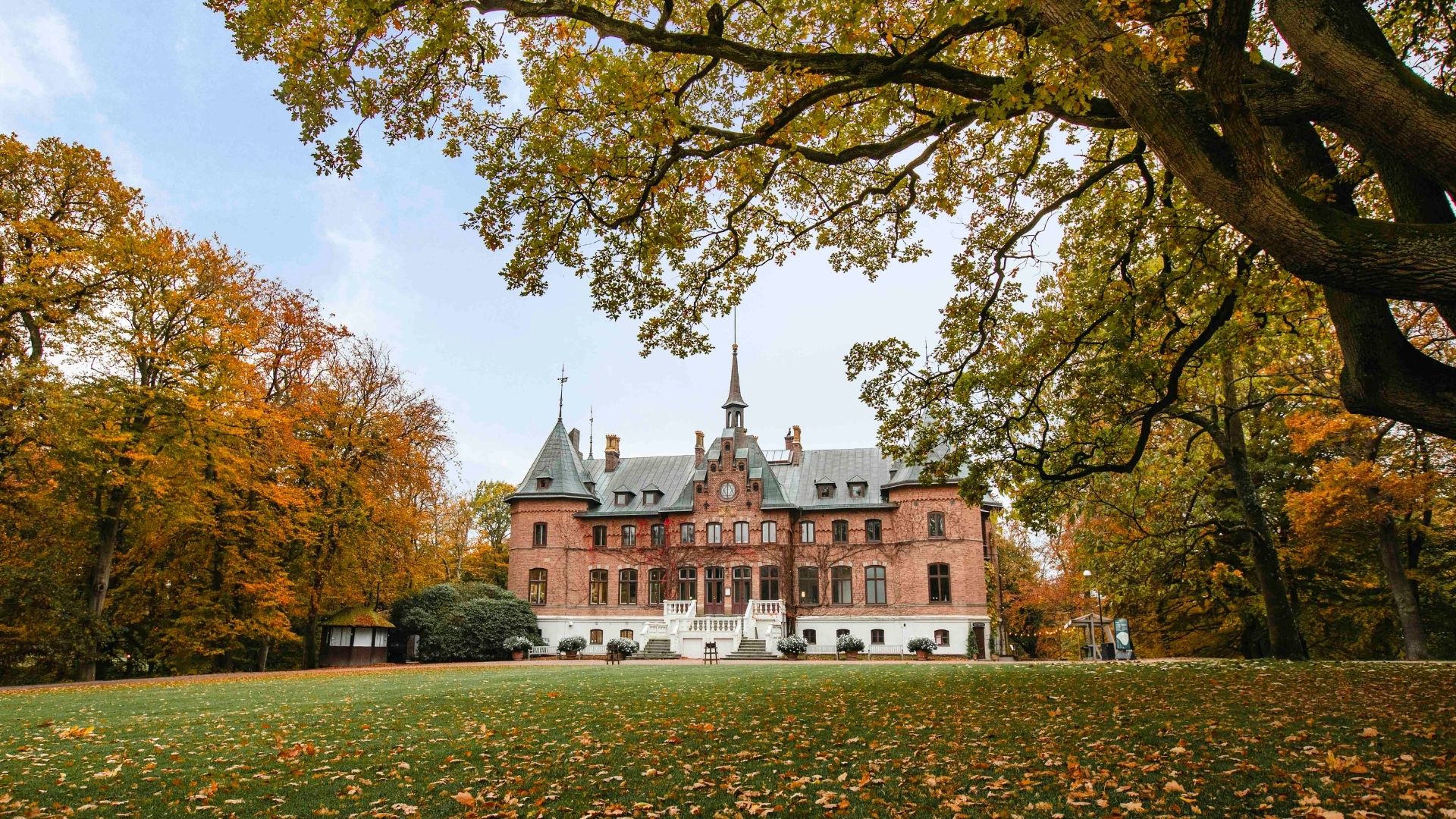 Sofiero slott i höstskrud