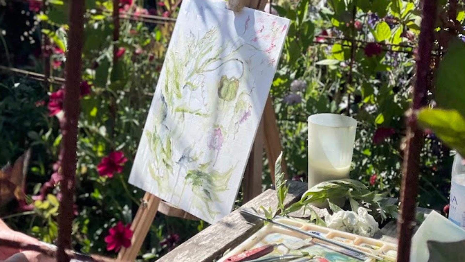 Måleriworkshop med Linda Schilén
